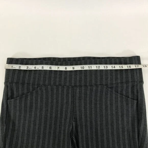 Torrid Studio Pixie Luxe Ponte Skinny Pant Women's Plus Size 1/1X Gray Stripe - Picture 5 of 12